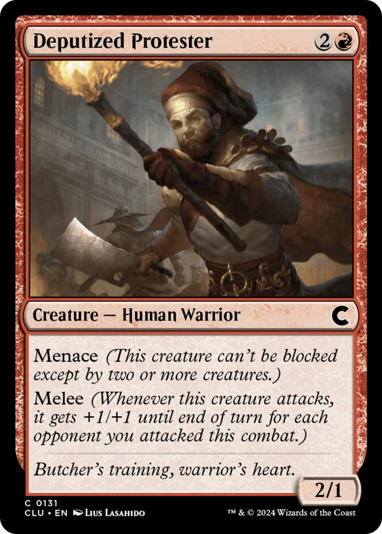 Deputized Protester [Ravnica: Clue Edition] | The CG Realm