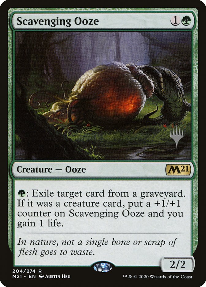 Scavenging Ooze (Promo Pack) [Core Set 2021 Promos] | The CG Realm