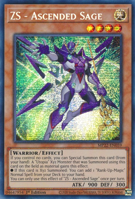 ZS - Ascended Sage [MP22-EN059] Prismatic Secret Rare | The CG Realm