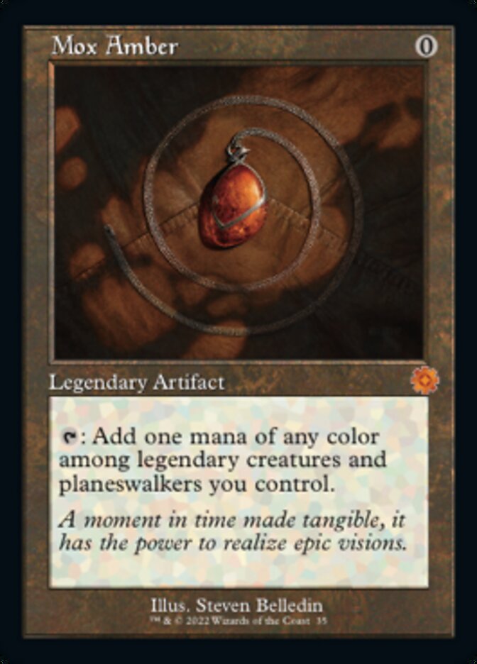 Mox Amber (Retro) [The Brothers' War Retro Artifacts] | The CG Realm