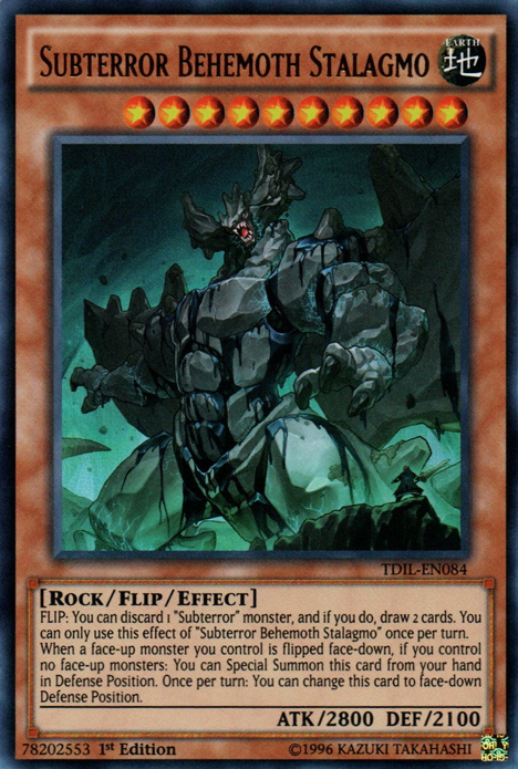 Subterror Behemoth Stalagmo [TDIL-EN084] Ultra Rare | The CG Realm