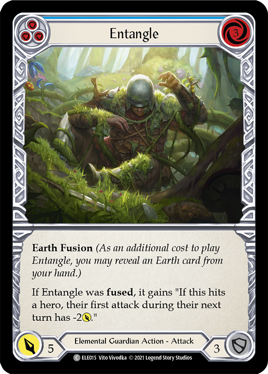 Entangle (Blue) [ELE015] (Tales of Aria)  1st Edition Rainbow Foil | The CG Realm
