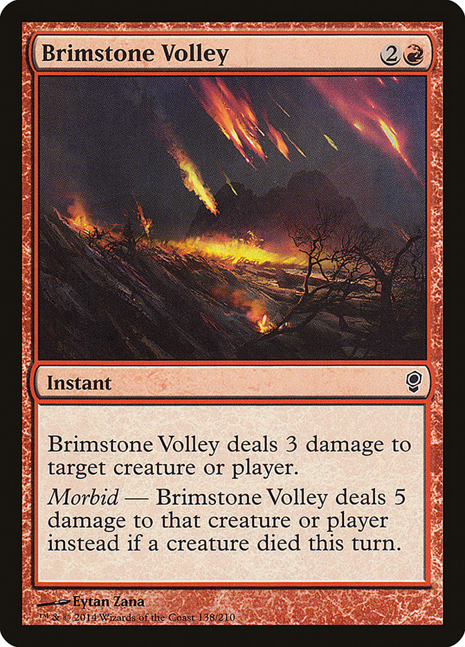 Brimstone Volley [Conspiracy] | The CG Realm