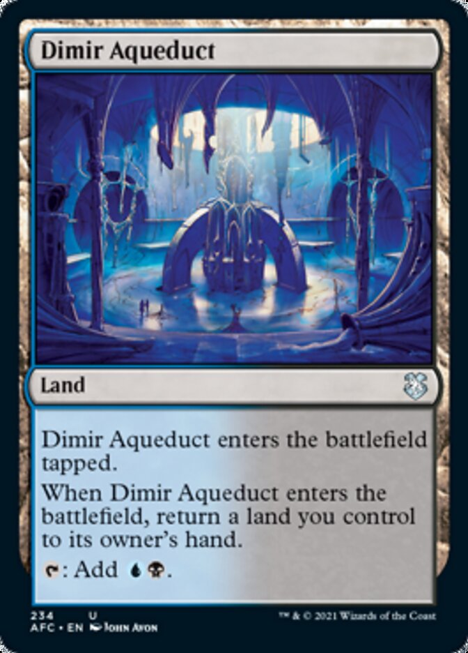 Dimir Aqueduct [Dungeons & Dragons: Adventures in the Forgotten Realms Commander] | The CG Realm