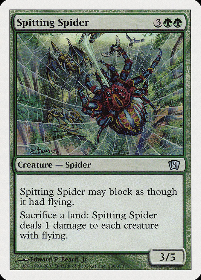 Spitting Spider [Eighth Edition] | The CG Realm