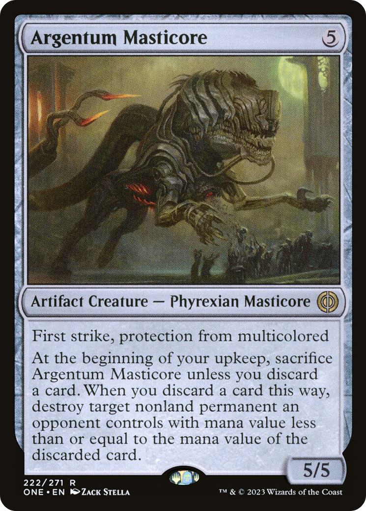 Argentum Masticore [Phyrexia: All Will Be One] | The CG Realm