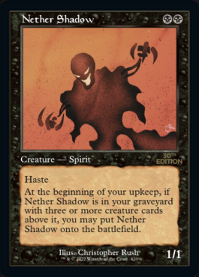 Nether Shadow (Retro Frame) (30A-410) - 30th Anniversary Edition