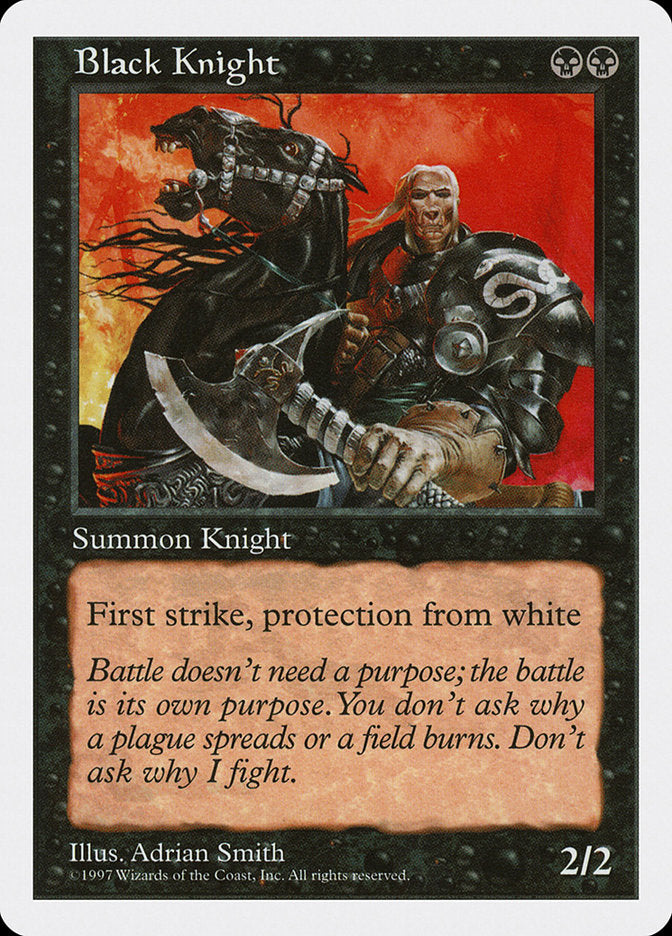 Black Knight [Fifth Edition] | The CG Realm
