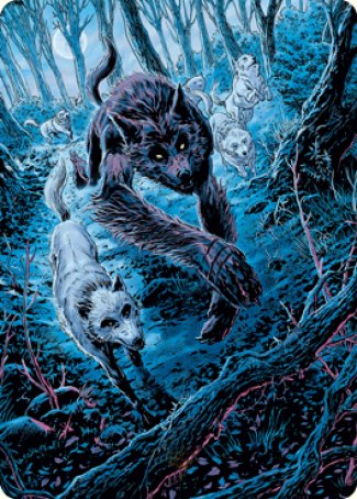 Untamed Pup Art Card [Innistrad: Midnight Hunt Art Series] | The CG Realm