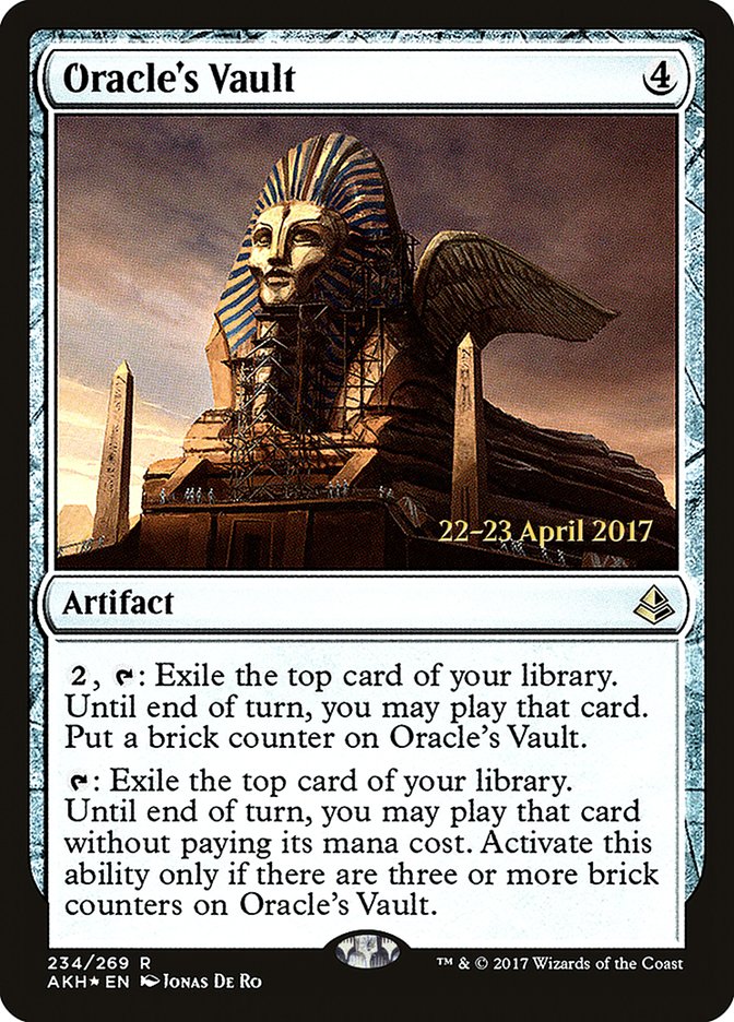 Oracle's Vault [Amonkhet Prerelease Promos] | The CG Realm