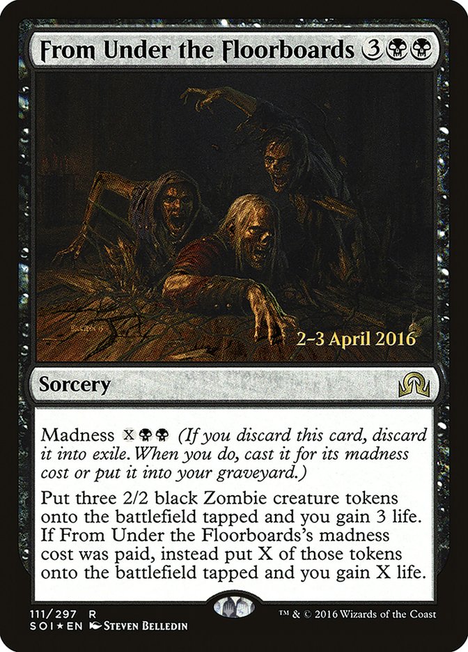 From Under the Floorboards [Shadows over Innistrad Prerelease Promos] | The CG Realm