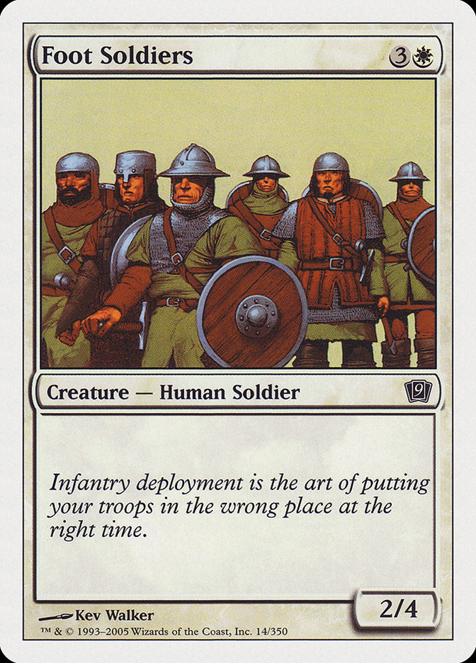 Foot Soldiers [Ninth Edition] | The CG Realm
