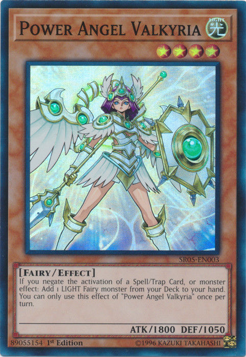 Power Angel Valkyria [SR05-EN003] Super Rare | The CG Realm
