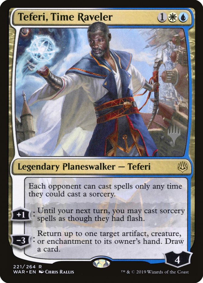 Teferi, Time Raveler (Promo Pack) [War of the Spark Promos] | The CG Realm