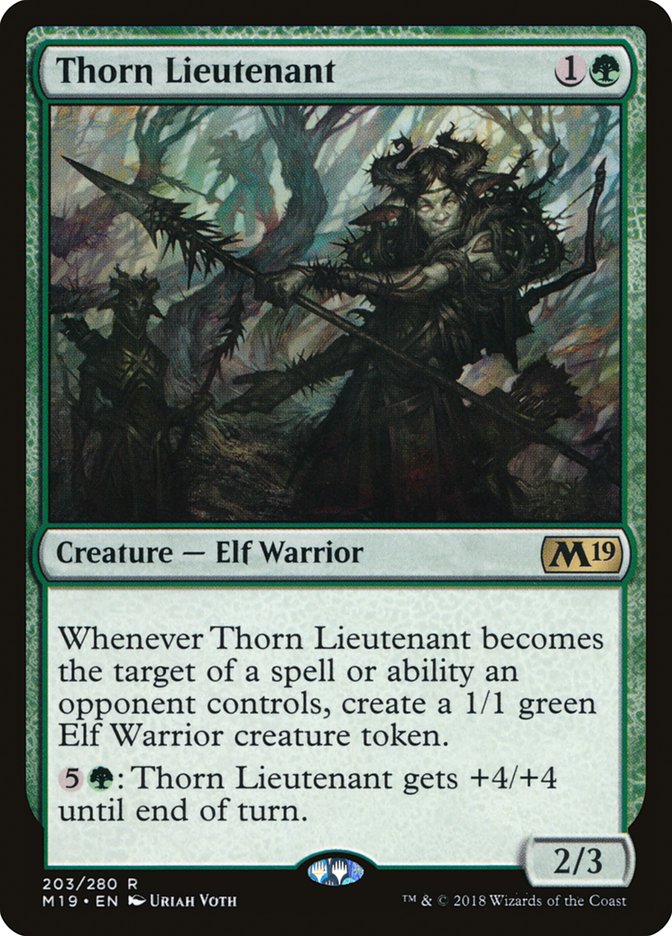 Thorn Lieutenant [Core Set 2019] | The CG Realm