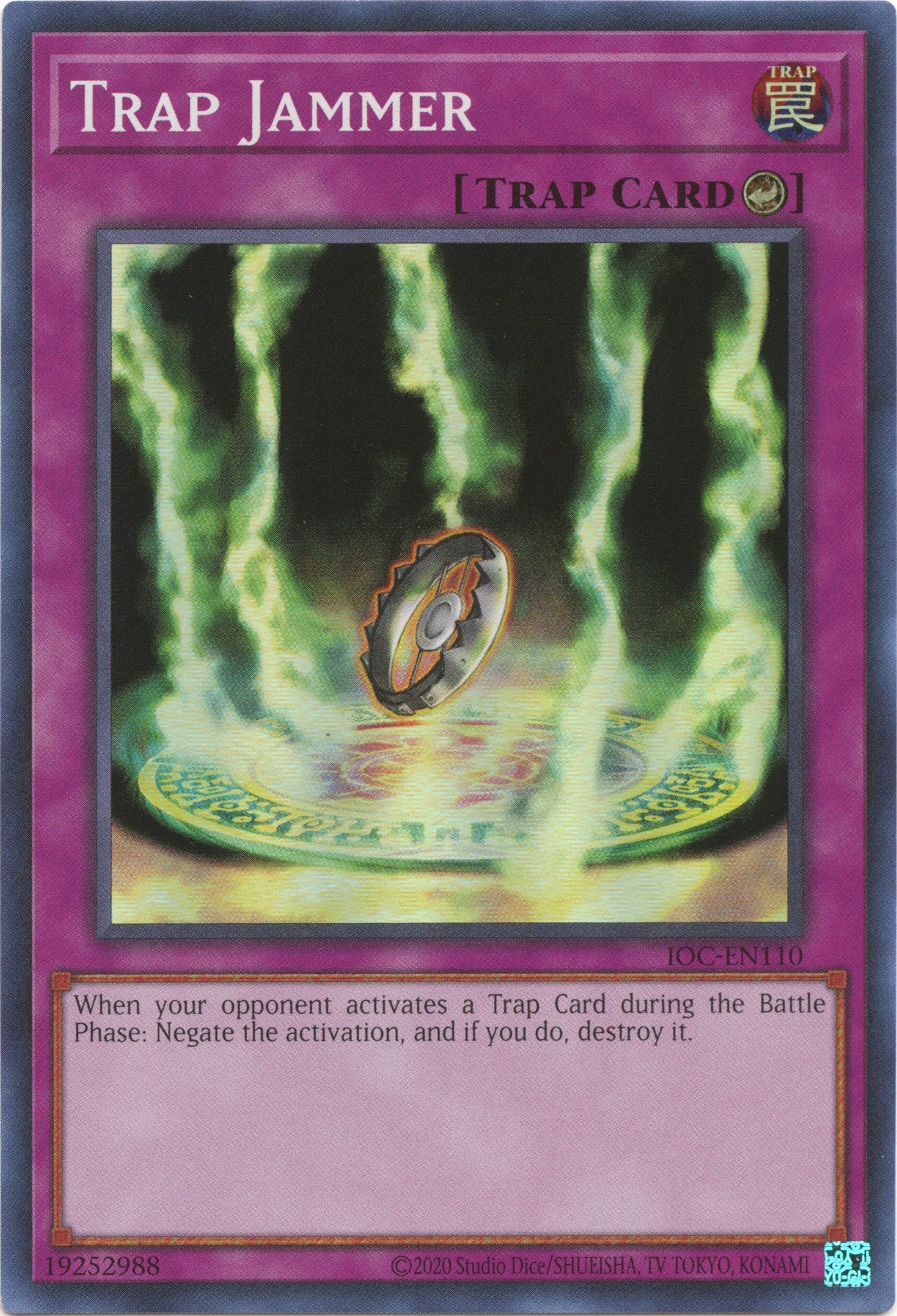 Trap Jammer (25th Anniversary) [IOC-EN110] Super Rare | The CG Realm