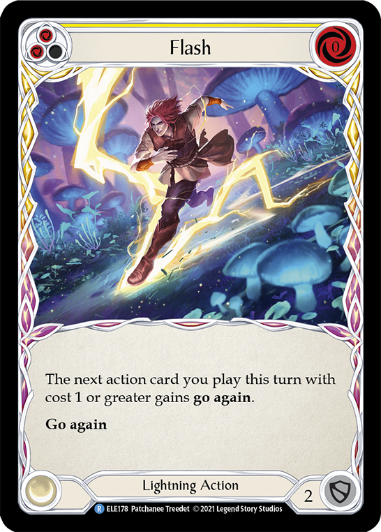 Flash (Yellow) [ELE178] (Tales of Aria)  1st Edition Normal | The CG Realm