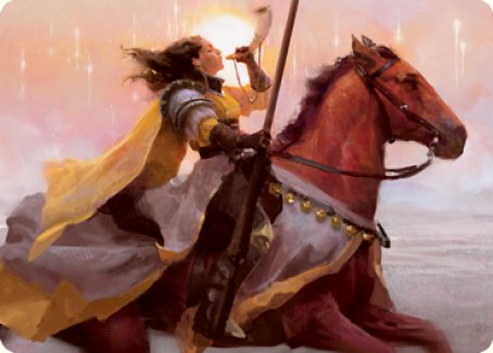 Sunrise Cavalier Art Card [Innistrad: Midnight Hunt Art Series] | The CG Realm