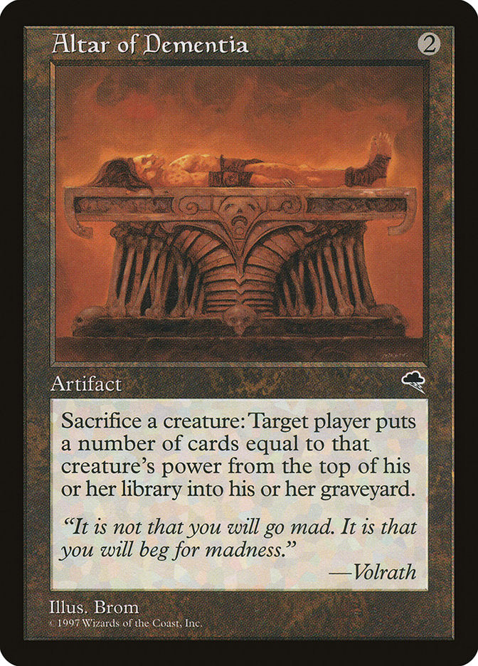 Altar of Dementia [Tempest] | The CG Realm