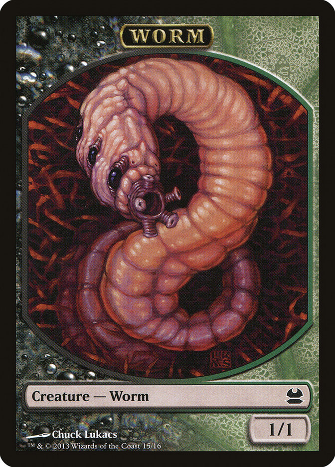 Worm Token [Modern Masters Tokens] | The CG Realm