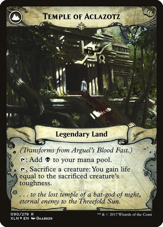 Arguel's Blood Fast (PRE-090) - Ixalan Promos: (compasslanddfc) Foil