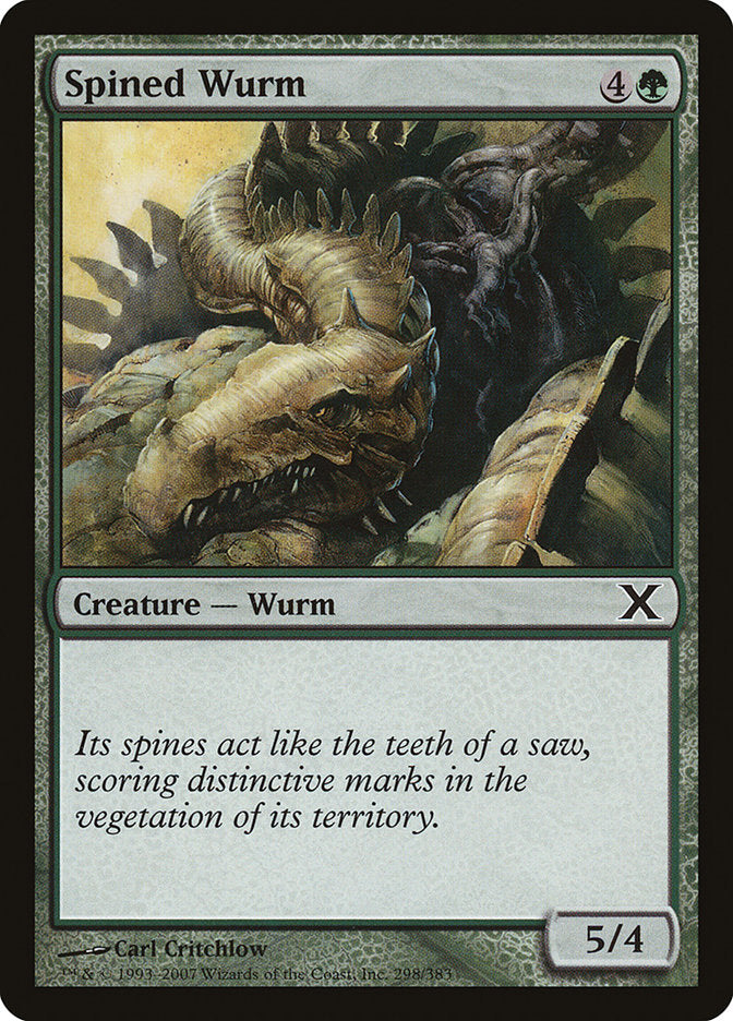 Spined Wurm [Tenth Edition] | The CG Realm