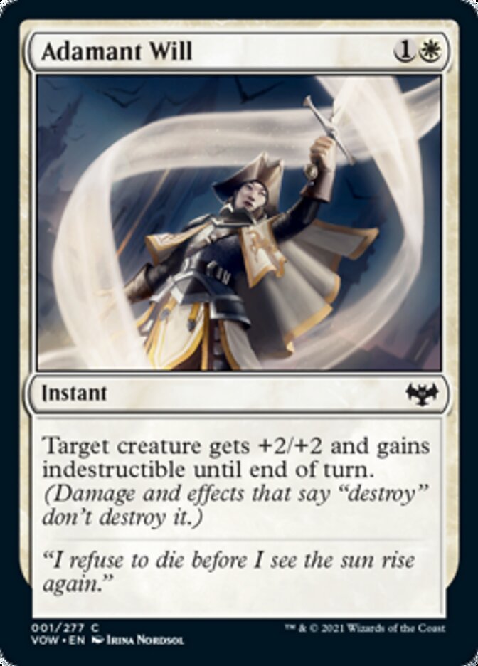 Adamant Will [Innistrad: Crimson Vow] | The CG Realm