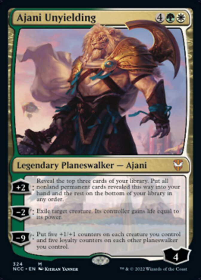 Ajani Unyielding [Streets of New Capenna Commander] | The CG Realm