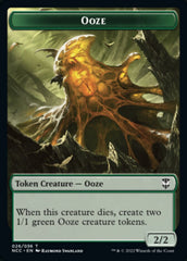 Ooze (026) // Treasure (015) Double-Sided Token [Streets of New Capenna Commander Tokens] | The CG Realm