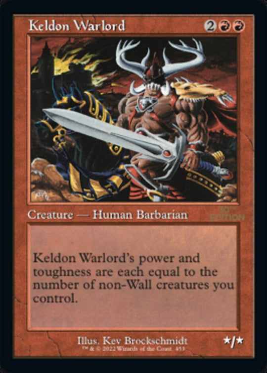 Keldon Warlord (Retro Frame) (30A-453) - 30th Anniversary Edition