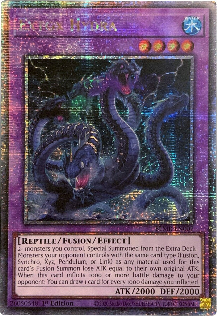 Extox Hydra [BLMR-EN007] Quarter Century Secret Rare | The CG Realm