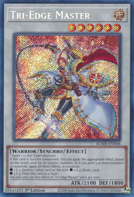 Tri-Edge Master [BLMR-EN008] Secret Rare | The CG Realm