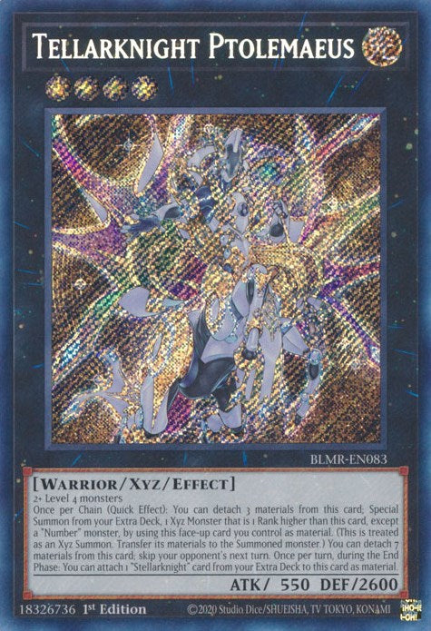 Tellarknight Ptolemaeus [BLMR-EN083] Secret Rare | The CG Realm