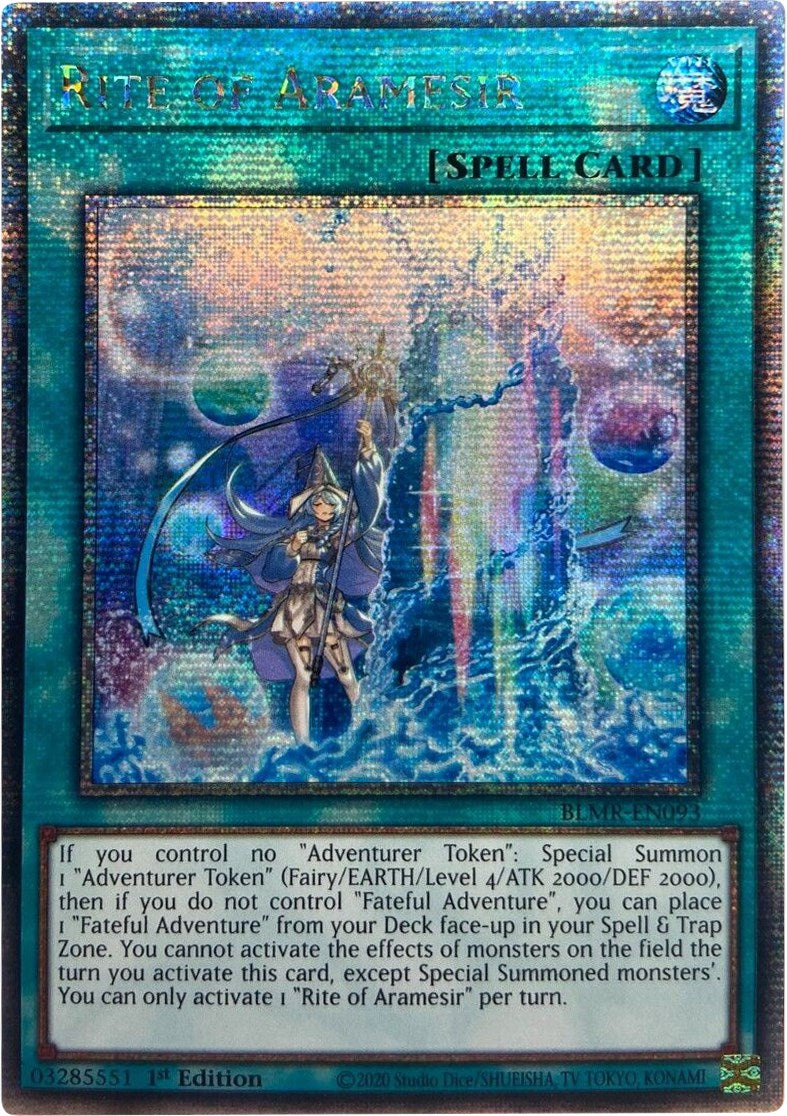 Rite of Aramesir [BLMR-EN093] Quarter Century Secret Rare | The CG Realm