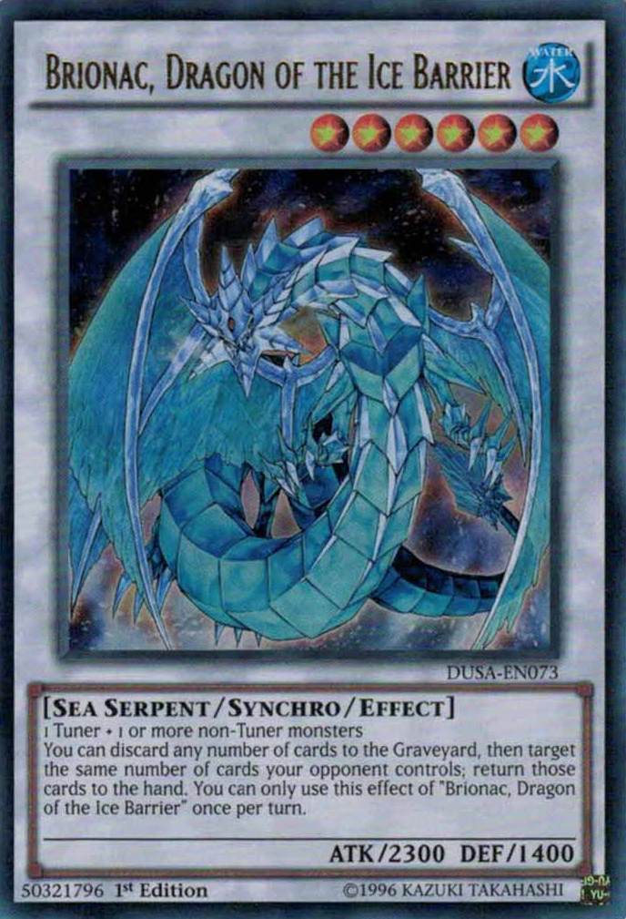 Brionac, Dragon of the Ice Barrier [DUSA-EN073] Ultra Rare | The CG Realm