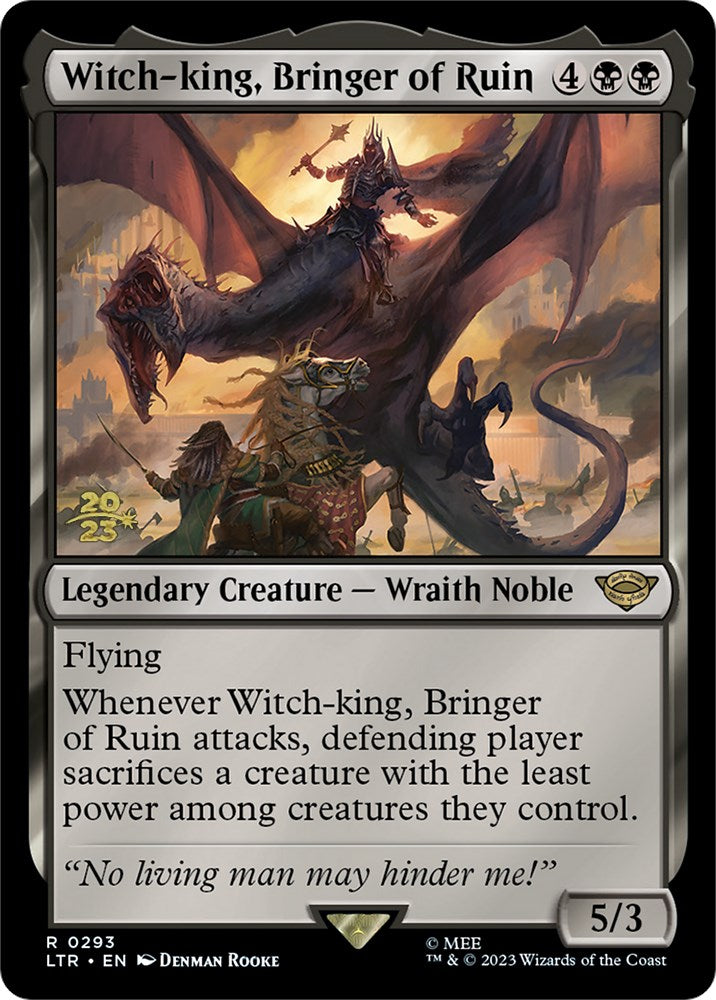 Witch-king, Bringer of Ruin [The Lord of the Rings: Tales of Middle-Earth Prerelease Promos] | The CG Realm