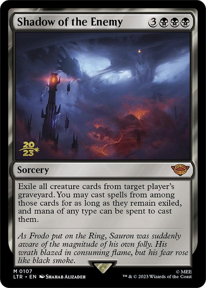 Shadow of the Enemy [The Lord of the Rings: Tales of Middle-Earth Prerelease Promos] | The CG Realm