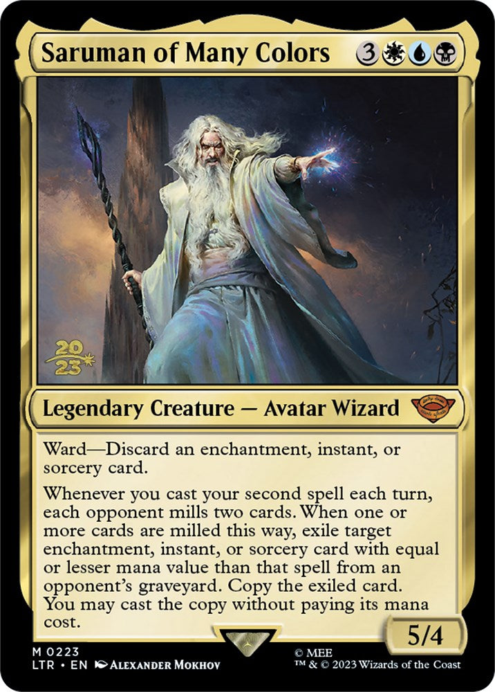 Saruman of Many Colors [The Lord of the Rings: Tales of Middle-Earth Prerelease Promos] | The CG Realm