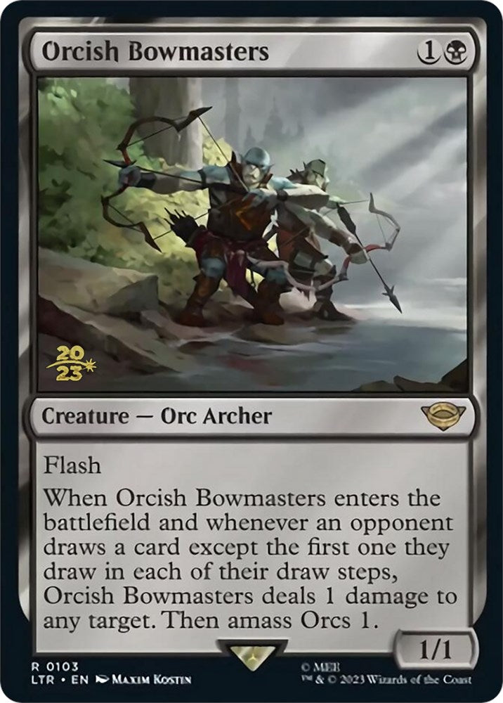 Orcish Bowmasters [The Lord of the Rings: Tales of Middle-Earth Prerelease Promos] | The CG Realm