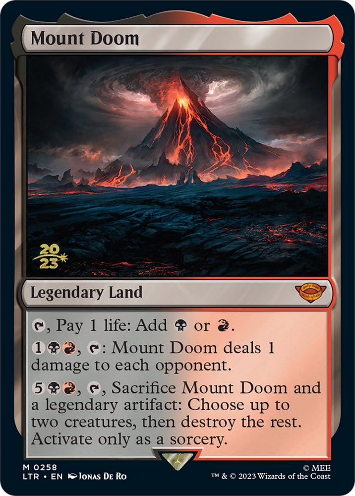 Mount Doom [The Lord of the Rings: Tales of Middle-Earth Prerelease Promos] | The CG Realm