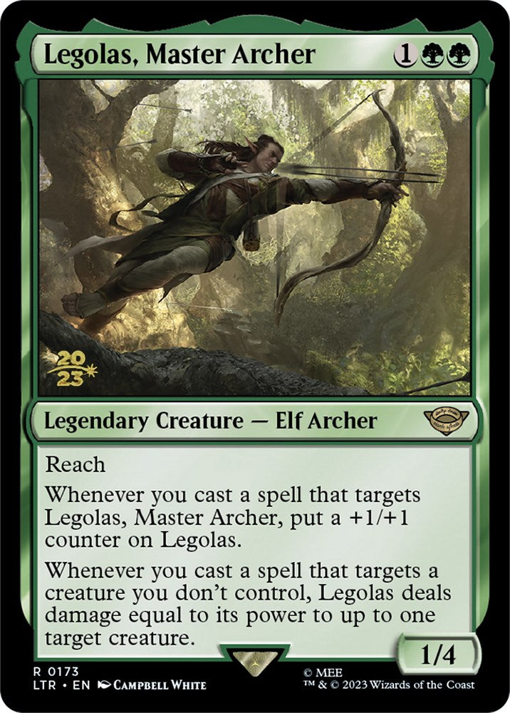 Legolas, Master Archer [The Lord of the Rings: Tales of Middle-Earth Prerelease Promos] | The CG Realm