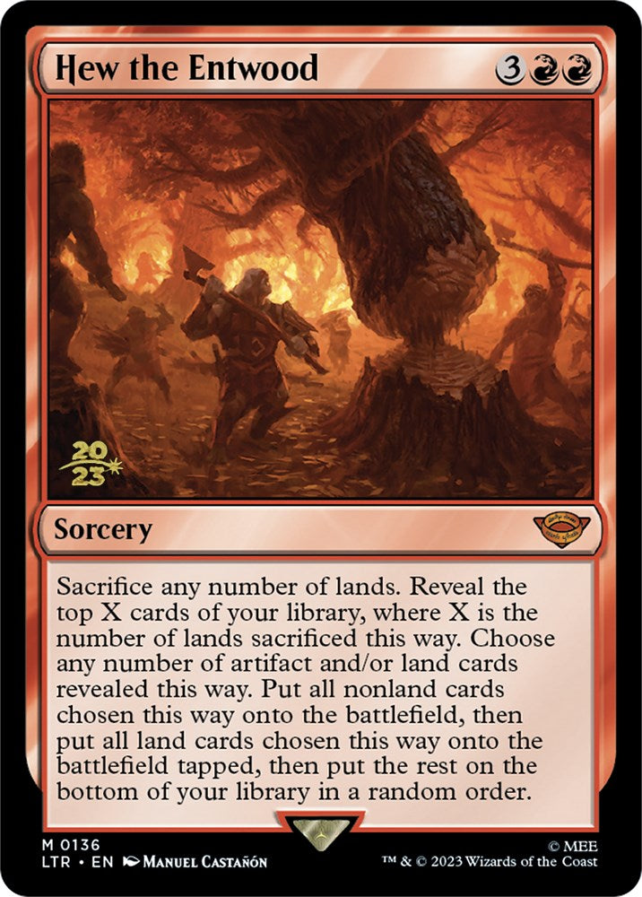 Hew the Entwood [The Lord of the Rings: Tales of Middle-Earth Prerelease Promos] | The CG Realm
