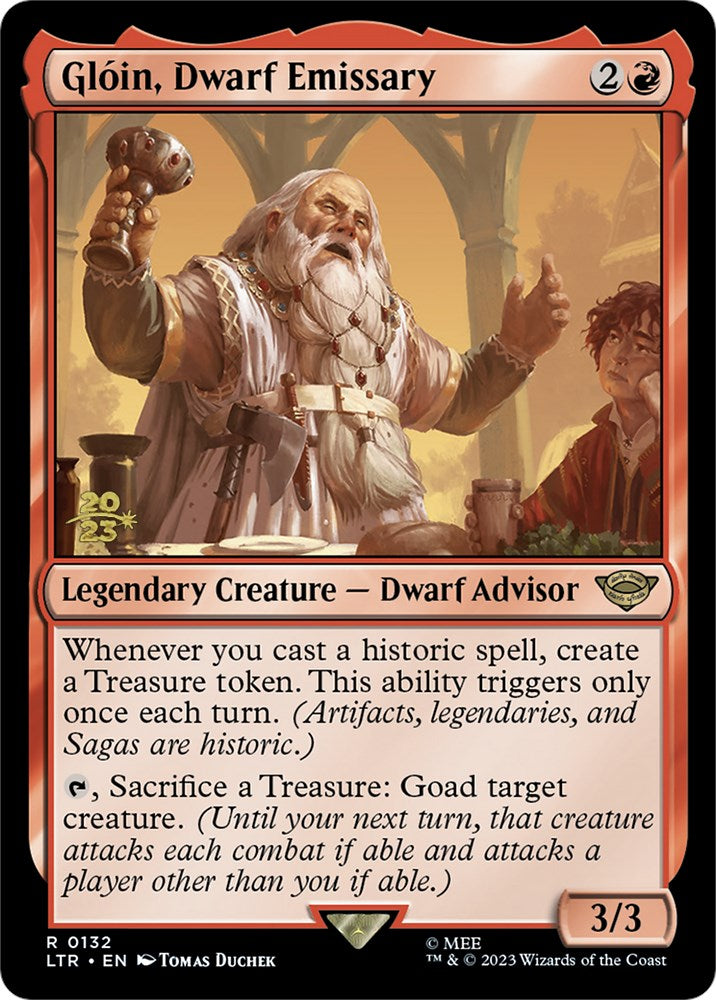 Gloin, Dwarf Emissary [The Lord of the Rings: Tales of Middle-Earth Prerelease Promos] | The CG Realm