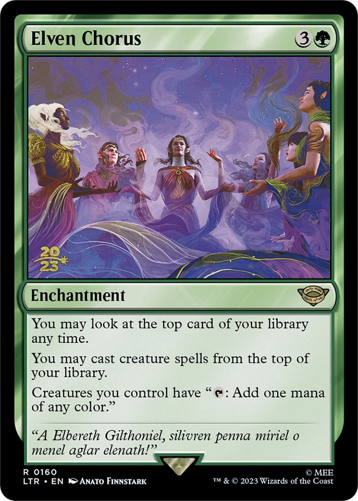 Elven Chorus [The Lord of the Rings: Tales of Middle-Earth Prerelease Promos] | The CG Realm