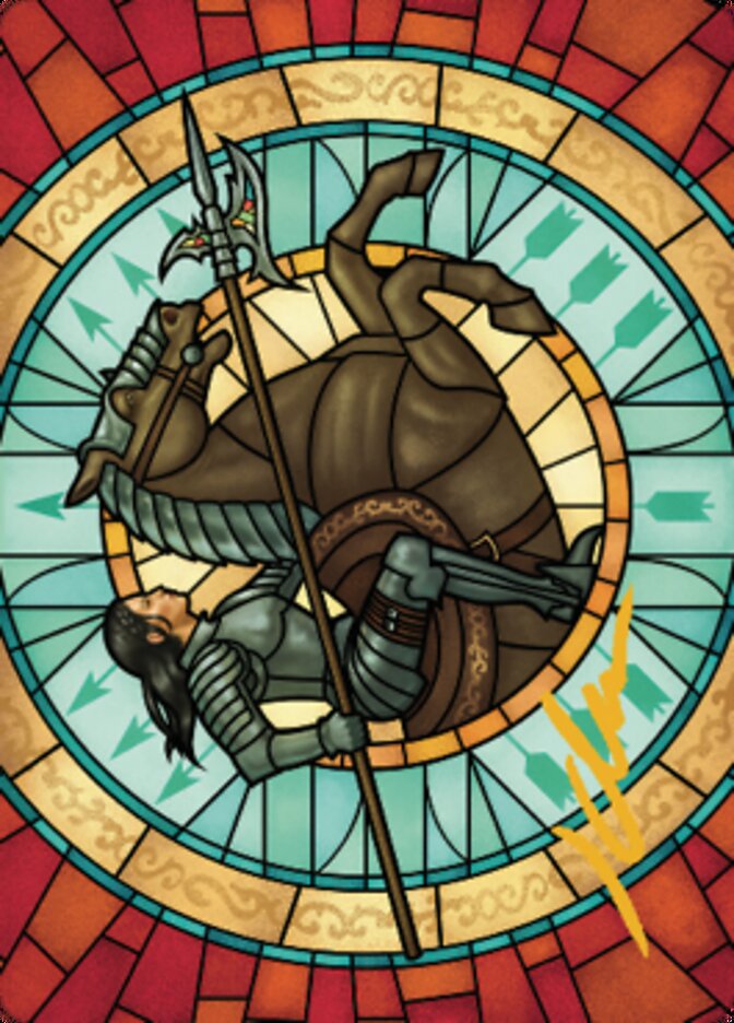 Tori D'Avenant, Fury Rider Art Card (Gold-Stamped Signature) [Dominaria United Art Series] | The CG Realm