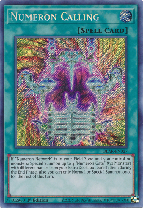 Numeron Calling [BLAR-EN027] Secret Rare | The CG Realm