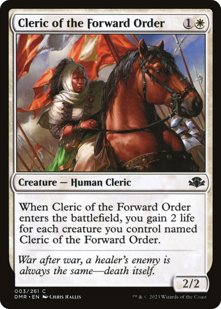 Cleric of the Forward Order [Dominaria Remastered] | The CG Realm