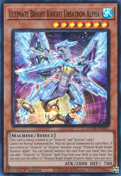 Ultimate Bright Knight Ursatron Alpha [DUNE-EN021] Super Rare | The CG Realm