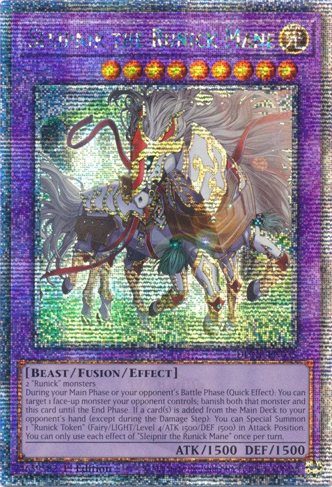 Sleipnir the Runick Mane [DUNE-EN035] Quarter Century Secret Rare | The CG Realm