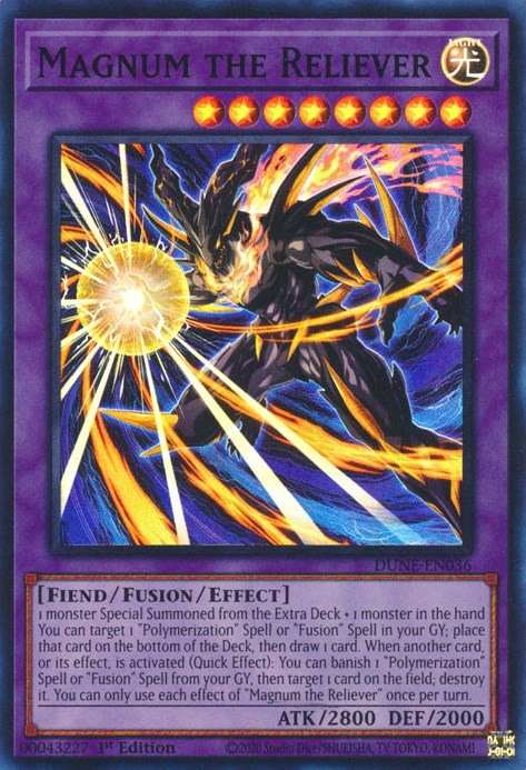 Magnum the Reliever [DUNE-EN036] Super Rare | The CG Realm
